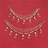 Kundan Moti Ear Chain With Carat Plating