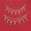 Kundan Moti Ear Chain With Carat Plating