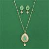 Kundan Classic Pendant Set With Carat Plating