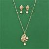 Kundan Classic Pendant Set With Carat Plating