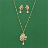 Kundan Classic Pendant Set With Carat Plating