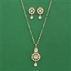 Kundan Classic Pendant Set With Carat Plating