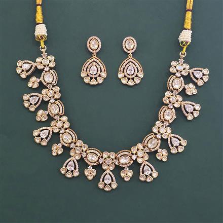 Kundan Classic Necklace With Carat Plating