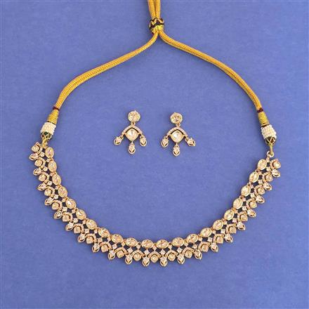 Kundan Classic Necklace Set With Carat Plating