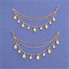 Kundan Classic Ear Chain With Carat Plating