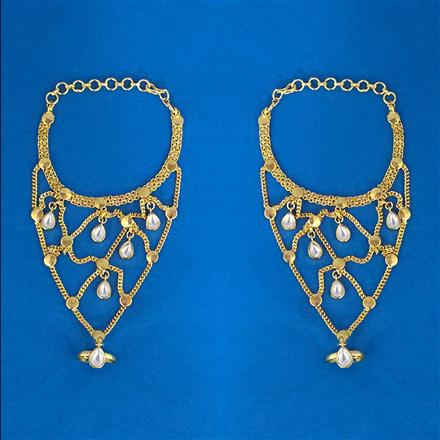 Kundan Classic Hath Pan With Gold Plating