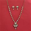 Kundan Classic Necklace With Mehndi Plating