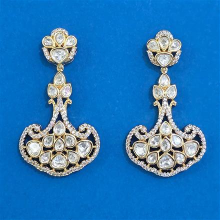Kundan Classic Earring With Carat Plating