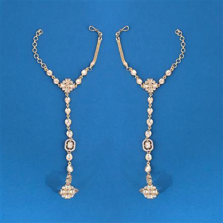 Kundan Classic Hath Pan With Carat Plating