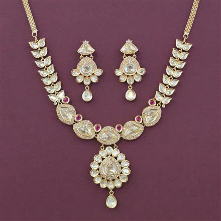 Kundan Classic Necklace With Carat Plating