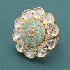 Kundan Adjustable Ring With Carat Plating