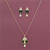 Kundan Classic Pendant Set With Carat Plating