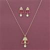 Kundan Classic Pendant Set With Carat Plating