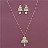Kundan Classic Pendant Set With Carat Plating