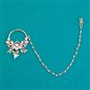 Kundan Pressing Nose Ring with Carat Plating