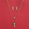 Kundan Classic Pendant Set With Carat Plating