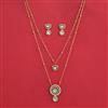 Kundan Classic Pendant Set With Carat Plating
