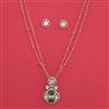 Kundan Classic Pendant Set With Carat Plating