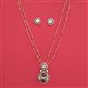 Kundan Classic Pendant Set With Carat Plating