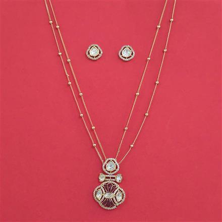 Kundan Classic Pendant Set With Carat Plating