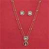 Kundan Classic Pendant Set With Carat Plating