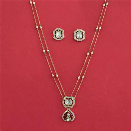 Kundan Classic Pendant Set With Carat Plating