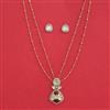 Kundan Classic Pendant Set With Carat Plating