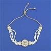 Kundan Adjustable Bracelet With Carat Plating