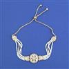 Kundan Adjustable Bracelet With Carat Plating