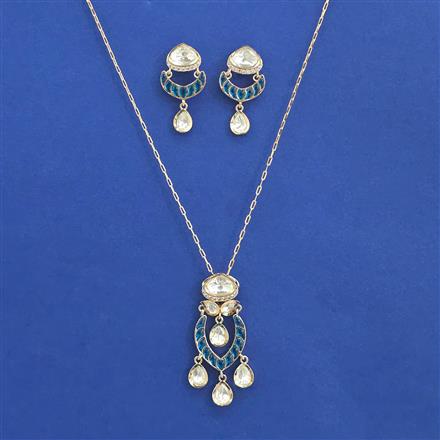 Kundan Classic Pendant Set with Carat Plating