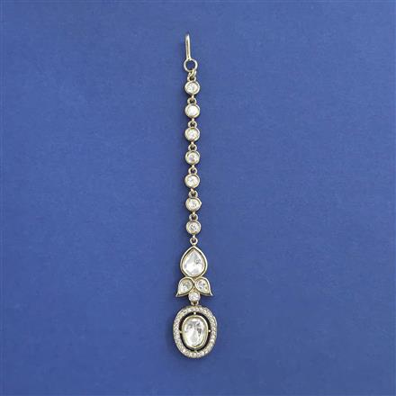 Kundan Classic Tikka with Mehndi Plating