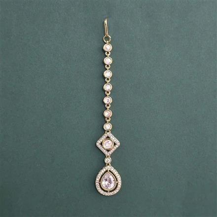 Kundan Classic Tikka with Mehndi Plating