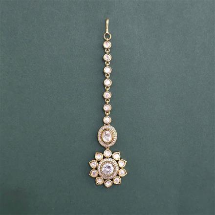 Kundan Classic Tikka with Mehndi Plating