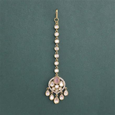 Kundan Classic Tikka with Mehndi Plating