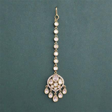 Kundan Classic Tikka with Mehndi Plating