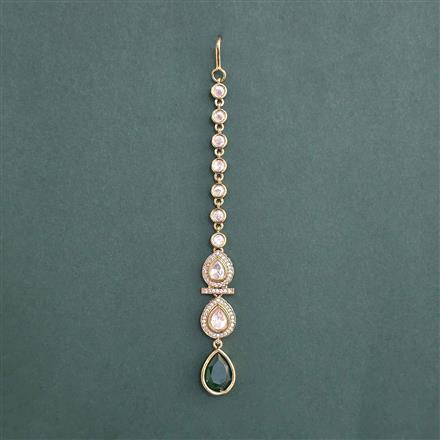 Kundan Classic Tikka with Mehndi Plating