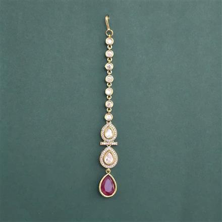 Kundan Classic Tikka with Mehndi Plating