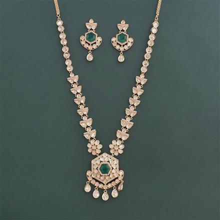 Kundan Long Necklace with Carat Plating