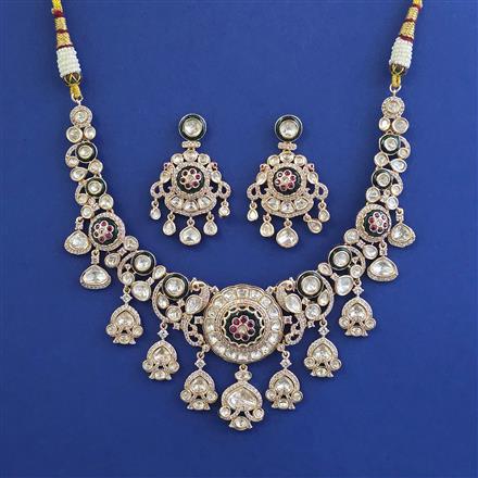 Kundan Classic Necklace With Carat Plating