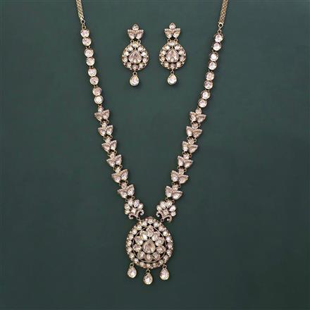 Kundan Classic Necklace With Mehndi Plating