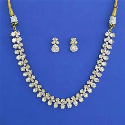 Kundan Classic Necklace With Carat Plating