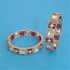Kundan 2 Pc Openable Bangles with Carat Plating