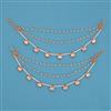 Kundan Classic Ear Chain with Carat Plating