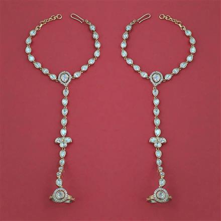 Kundan Classic Hath Pan With Carat Plating