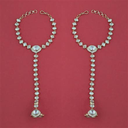 Kundan Classic Hath Pan With Carat Plating