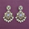 Kundan Classic Earring with Mehndi Plating