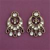 Kundan Classic Earring with Mehndi Plating
