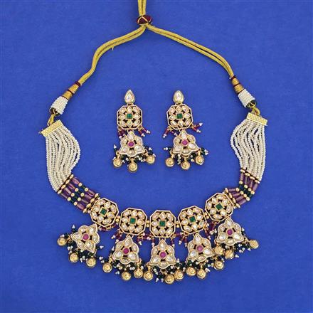 Kundan Classic Necklace with Gold Plating