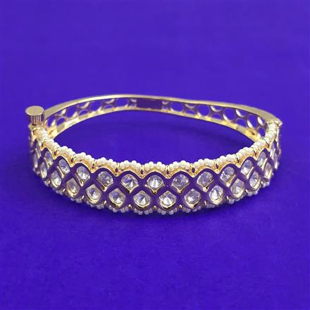 Kundan Openable kada with Carat Plating