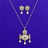 Kundan Classic Pendant Set with Carat Plating